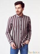 Рубашка Damon бордовый, Серый | фото №0