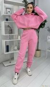 Розовый Спортивный женский костюм Двойка | фото №0