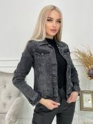  Темно Серая Женская Джинсовая Куртка Likrali Mont | фото №0