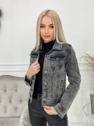 Серая Женская Джинсовая Куртка  | фото №0