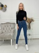 Голубые женские джинсы small slimfit  | фото №0