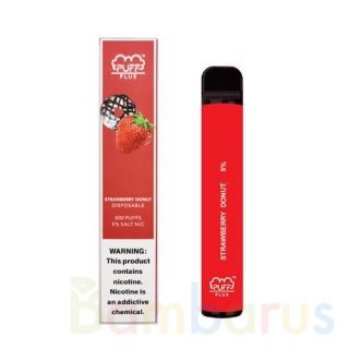 PUFF PLUS  800  STRAWBERRY DONUT / Клубничный пончик