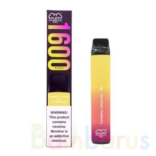 Puff XXL  1600 затяжек  Cranberry Lemon Ice / Клюква лимон лед