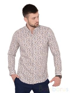Бежевая Мужская Рубашка Damon