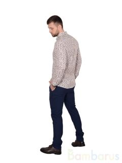 Бежевая Мужская Рубашка Damon