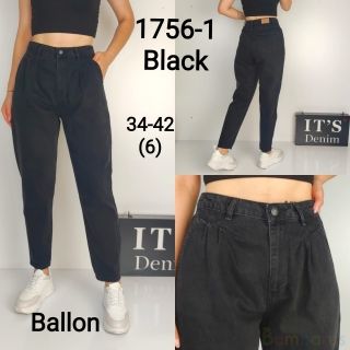 Черные Женские широкие джинсы на Bambarus.ru 