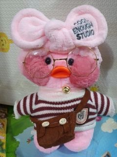 Мягкая игрушка уточка Lalafanfan купить недорого на Bambarus.ru