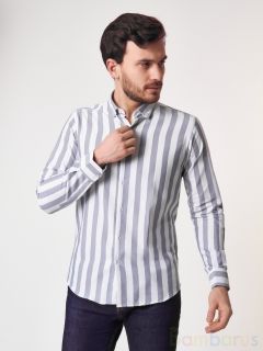 Рубашка Damon Белый,Серый
