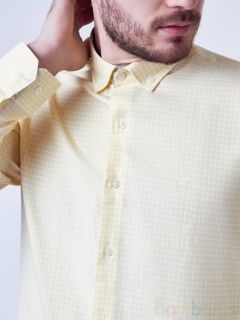 Мужская желтая рубашка Damon