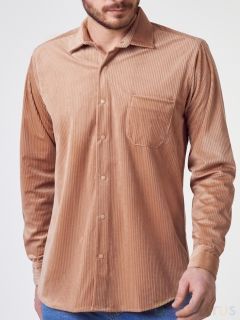 Вельветовая мужская рубашка