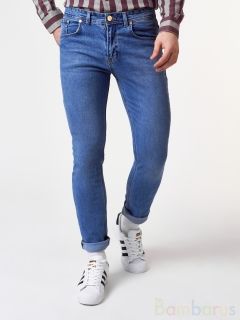  турецкие стильные голубые  джинсы AVICII JEANS SLIM FIT