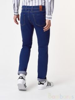  AVCII JEANS SLIM FIT  темно-синий