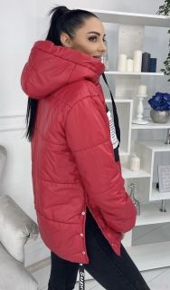 Красная Женская Куртка / Осень - Зима
