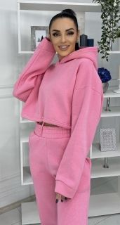 Розовый Спортивный женский костюм Двойка