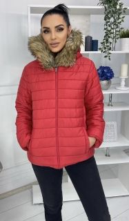 Красная Женская Куртка / Осень - Зима