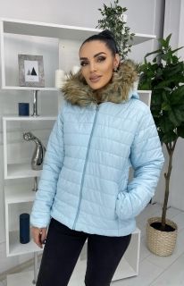 Синяя Женская куртка / Осень - Зима 