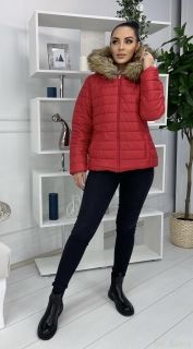 Красная Женская Куртка / Осень - Зима