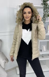 Бежевая Женская Куртка / Осень - Зима