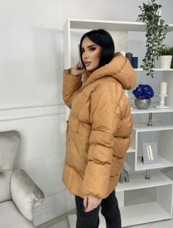 Золотистая Женская куртка зима - осень / Оверсайз