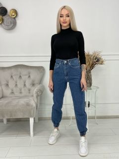 Женские синие джинсы джоггеры