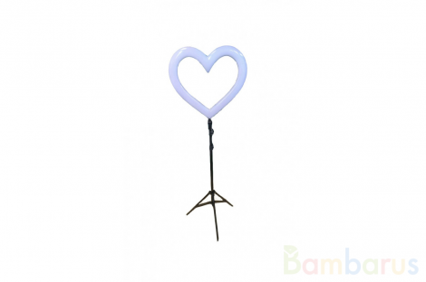 Кольцевая лампа в виде сердца со штативом ЗА 5500 РУБ / RGB