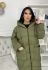 Длинная Женская Куртка / Осень-Зима / Зеленый цвет